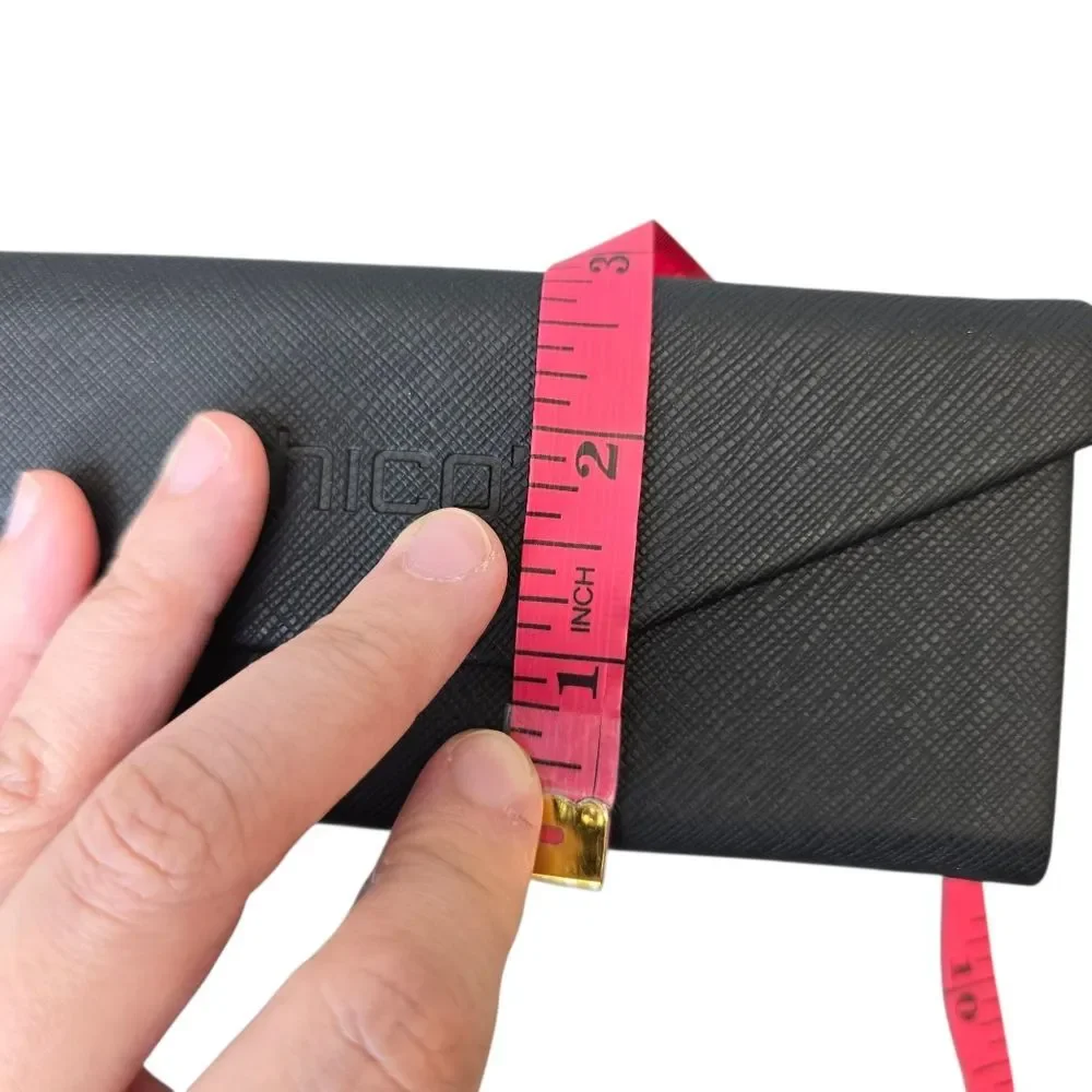 Chico’s Black Flat-Folding Magentic Glasses Cases (Set of 2)